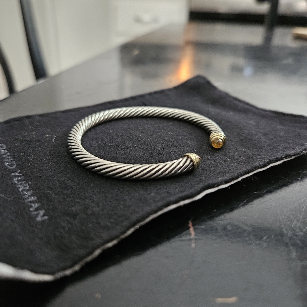 *SOLD* Citrine David Yurman Cable Classics Bracelet 5mm Like New - Picture 4 of 17